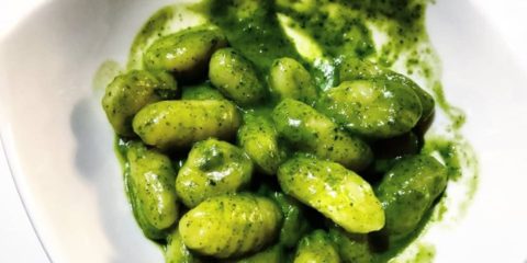 gnocchi al pesto