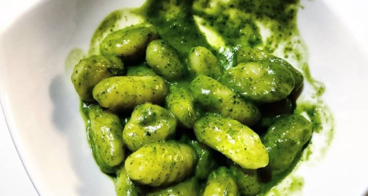 gnocchi al pesto