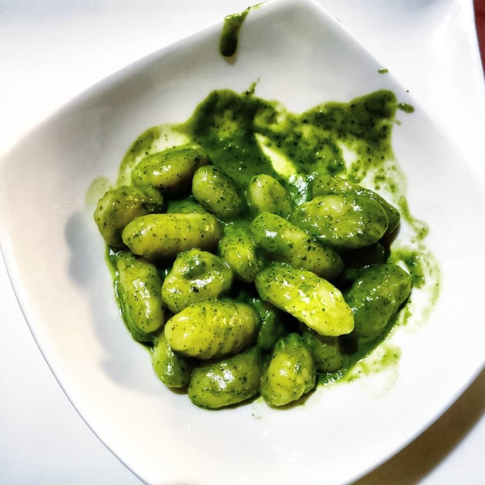 gnocchi al pesto