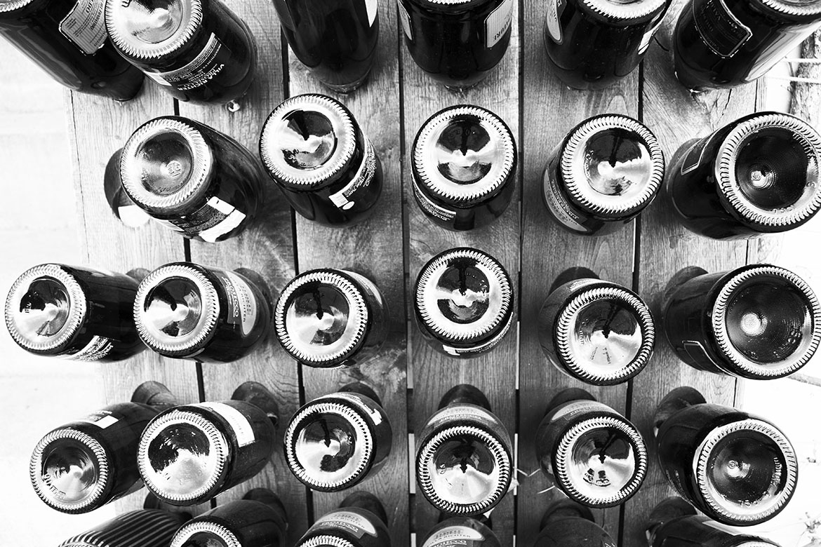 bottles in Prague