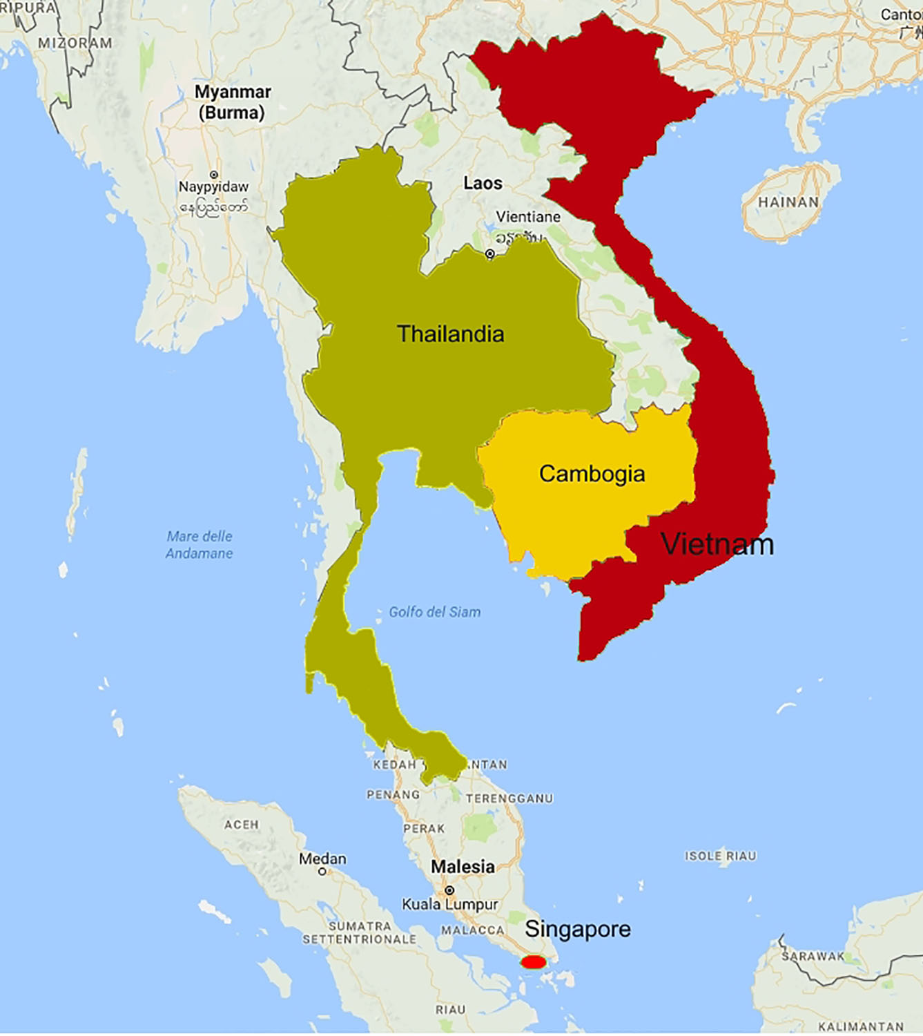 Indocina - Sud-Est Asia