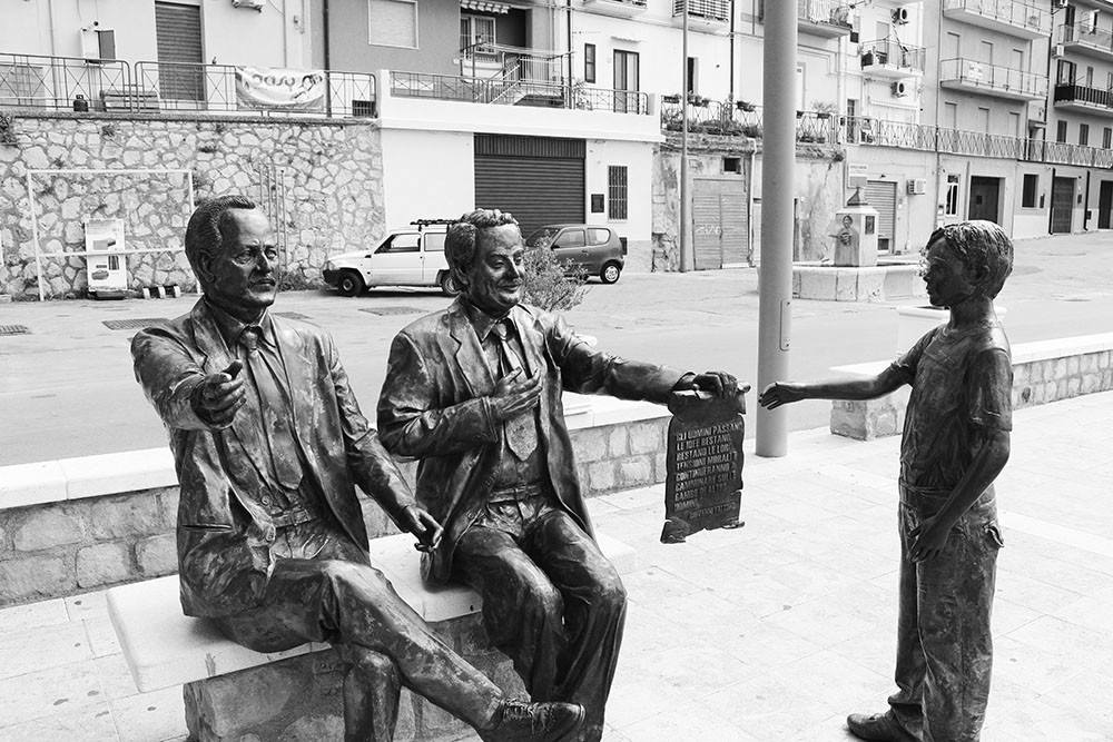 in memoria di Giovanni Falcone e Paolo Borsellino  - Campofelice di Roccella (PA)