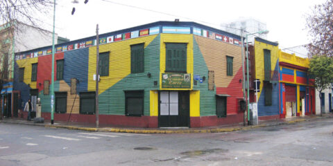 La Boca, quartiere di Buenos Aires (Argentina) fondato dagli immigrati genovesi nell'800.