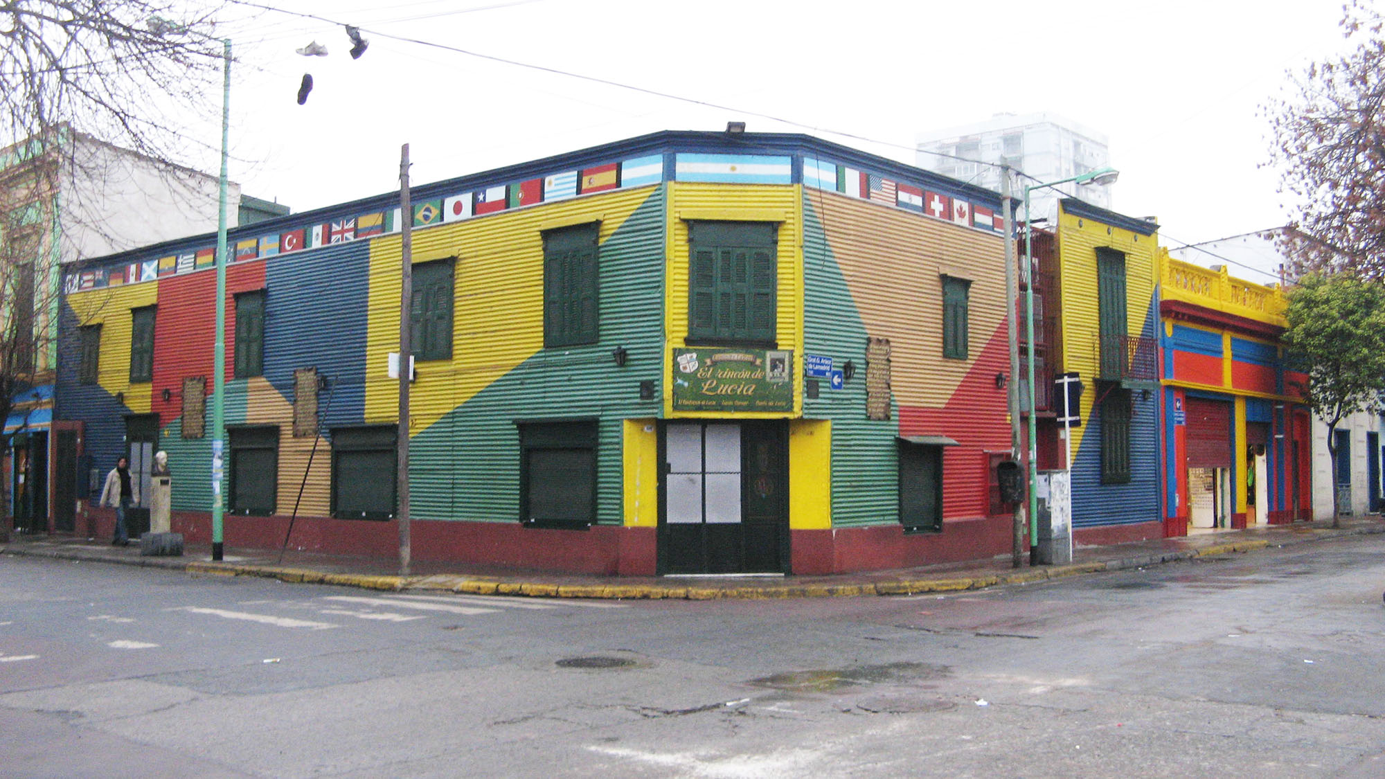 La Boca, quartiere di Buenos Aires (Argentina) fondato dagli immigrati genovesi nell'800.